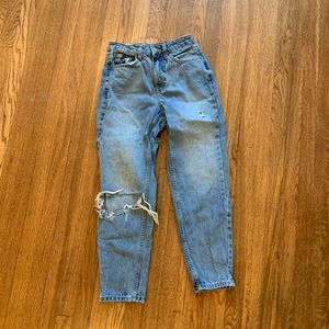 Topshop mom jeans petite